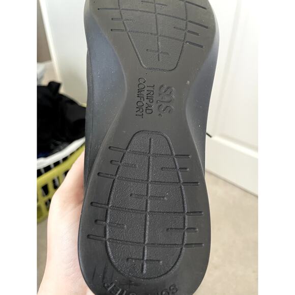 SAS Women's TriPad Black Comfort Oxford Lace Up Shoes - Size 8W Leather Upper - Picture 9 of 10